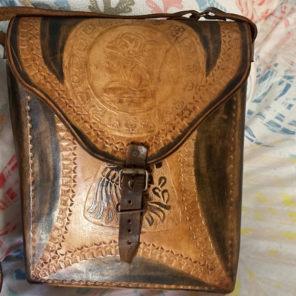 Leather Mexican bag - Picture 6 of 6